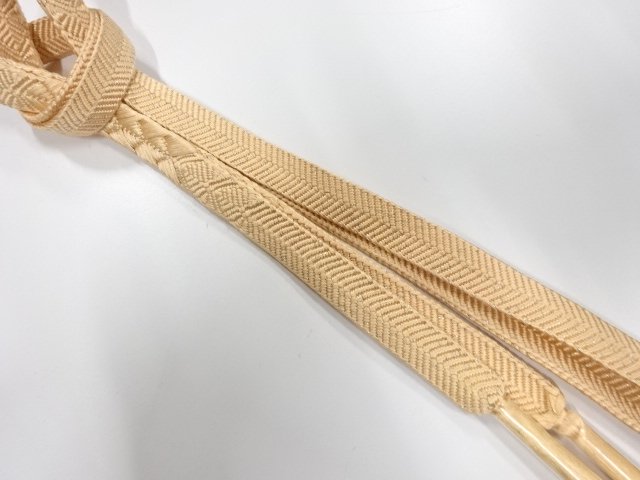 未使用品　正絹　手組帯締め